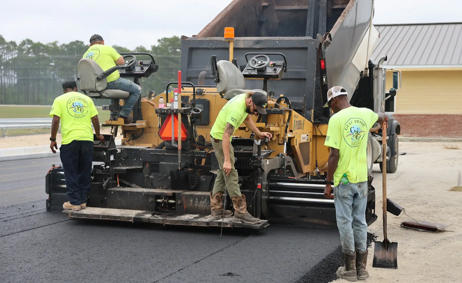 Commercial Parking Lot Overlay — completed Gulf Pride Paving project